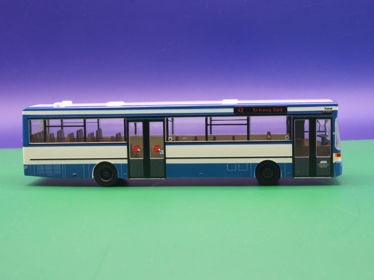 Mercedes Benz O405 - Stadtwerke Heilbronn - Modellbus Rietze 71845