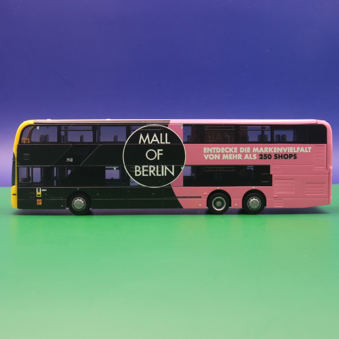 Alexander Dennis Enviro BVG Mall of Berlin Berliner Verkehrsgesellschaft Modellbus Rietze 78014 Gebraucht