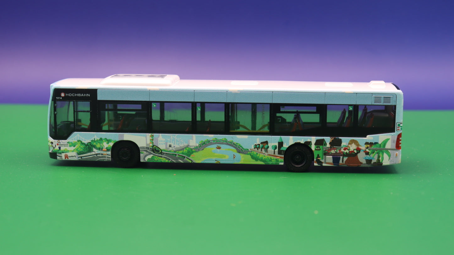 HHA Citaro Facelift Hamburg Hochbahn Sondermodell Paintbus 2022 (S Poppenbüttel) Modellbus Rietze 69921-1