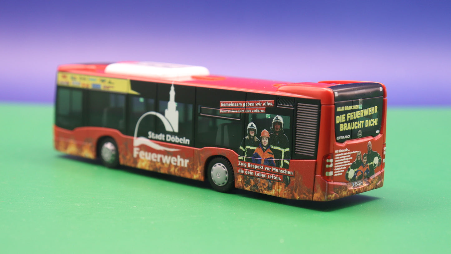 Mercedes Benz Citaro K - Regiobus Mittelsachsen - Feuerwehr Döbeln - Modellbus Rietze 67974