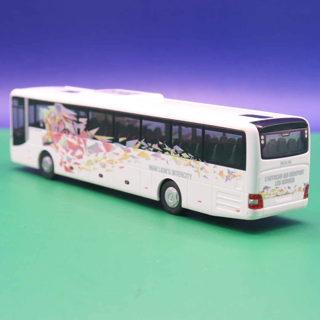 MAN Lions Intercity - Vorführdesign - Ohne OVP und Zurüstteile - Modellbus Rietze