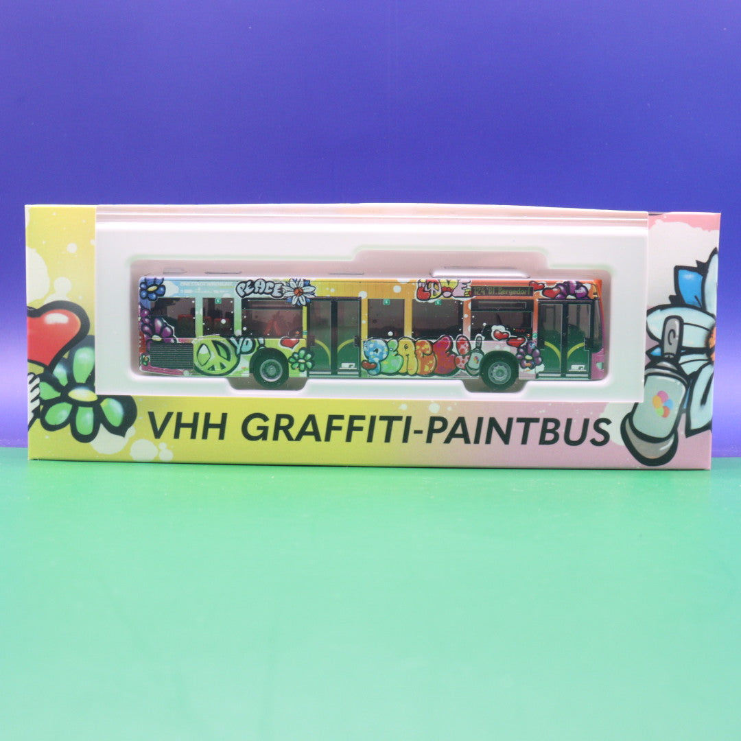 Mercedes Benz O530 Citaro Facelift - VHH Verkehrsbetriebe Hamburg Holstein - Graffiti Paintbus - Linie 124 Bf Bergedorf - Modellbus Rietze