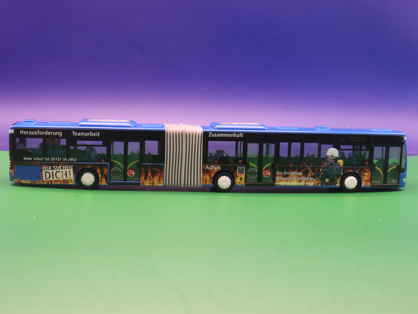 Mercedes Benz Citaro Facelift - Freiwillige Feuerwehr Heilbronn - Sondermodell - Modellbus Rietze (beschädigte Verpackung)