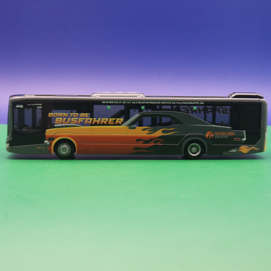 MAN New Lions City 12 - Omnibusverkehr Schilling Hürth (KVB) Köln - BORN TO BE BUSFAHRER - Modellbus Rietze 75409