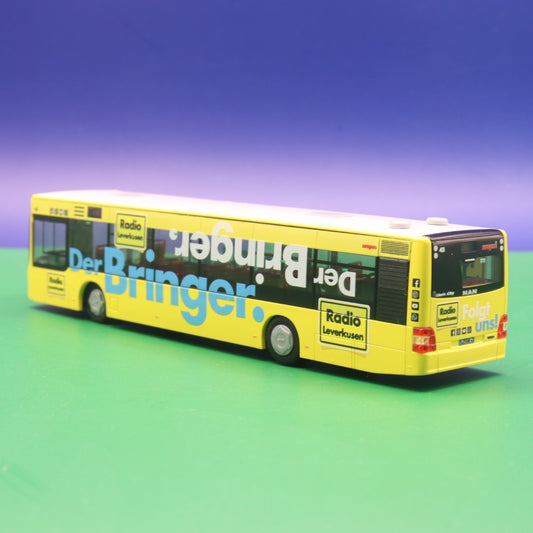 MAN Lions City 12 - Radio Leverkusen - Wupsi Leverkusen - Modellbus Rietze 73929