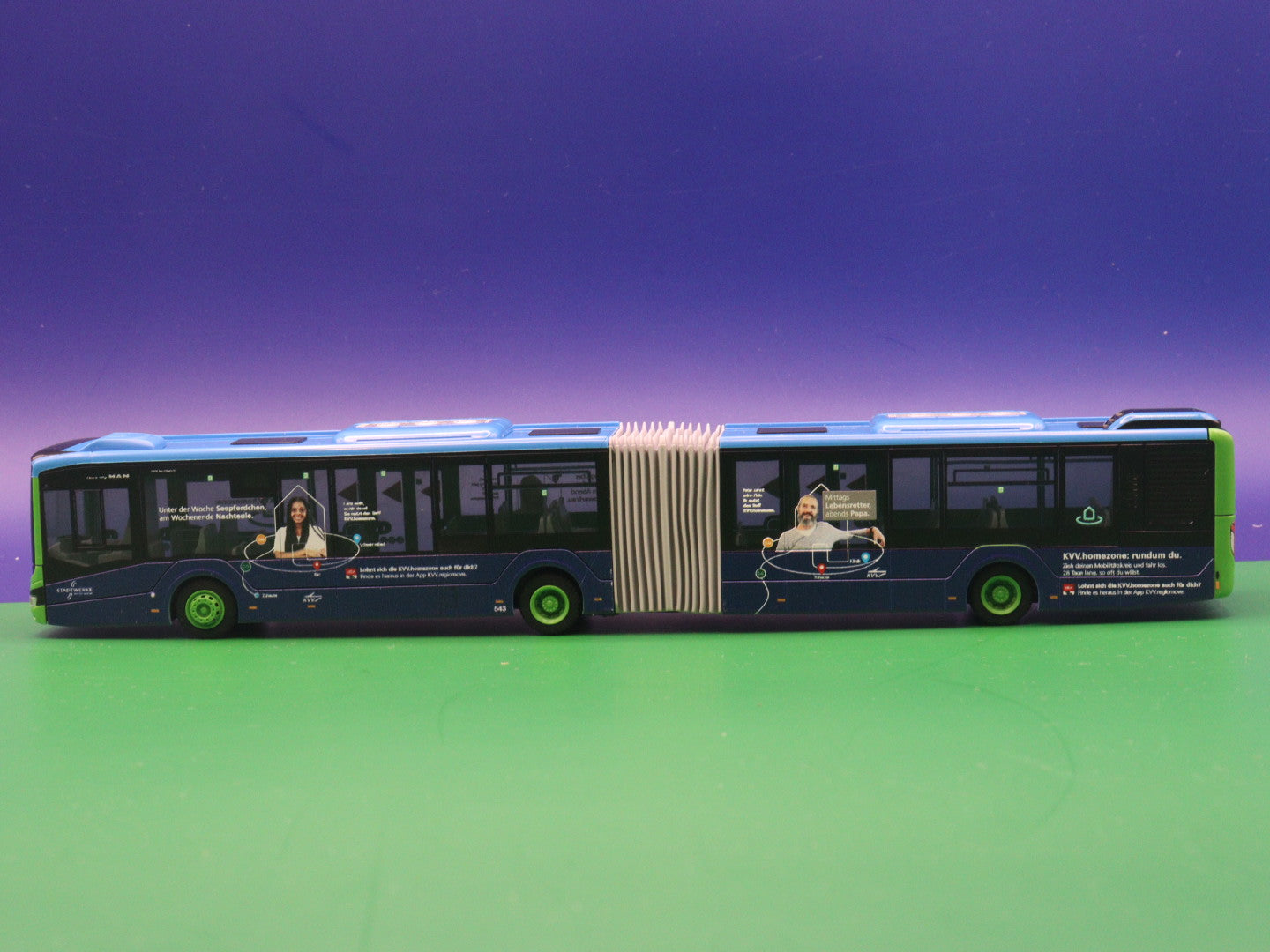 MAN Lions City 18 - Stadtwerke Baden Baden KVV - Modellbus Rietze 75836