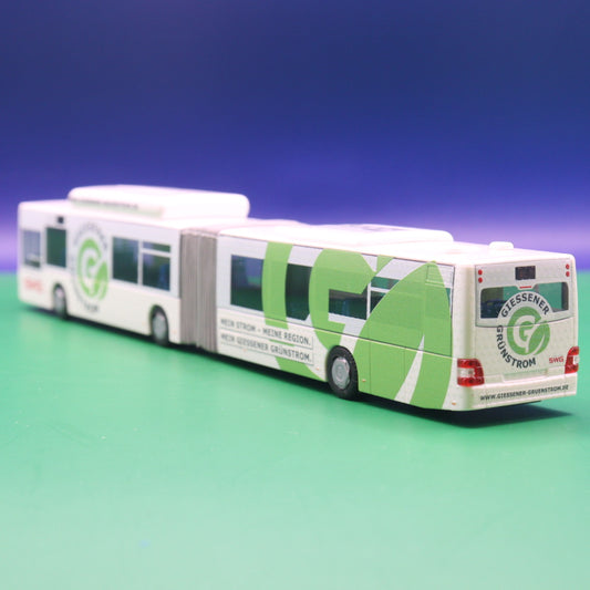 MAN Lions City G CNG - SWG Gießen - Giessener Grünstrom - Modellbus Rietze Mit Vitrine