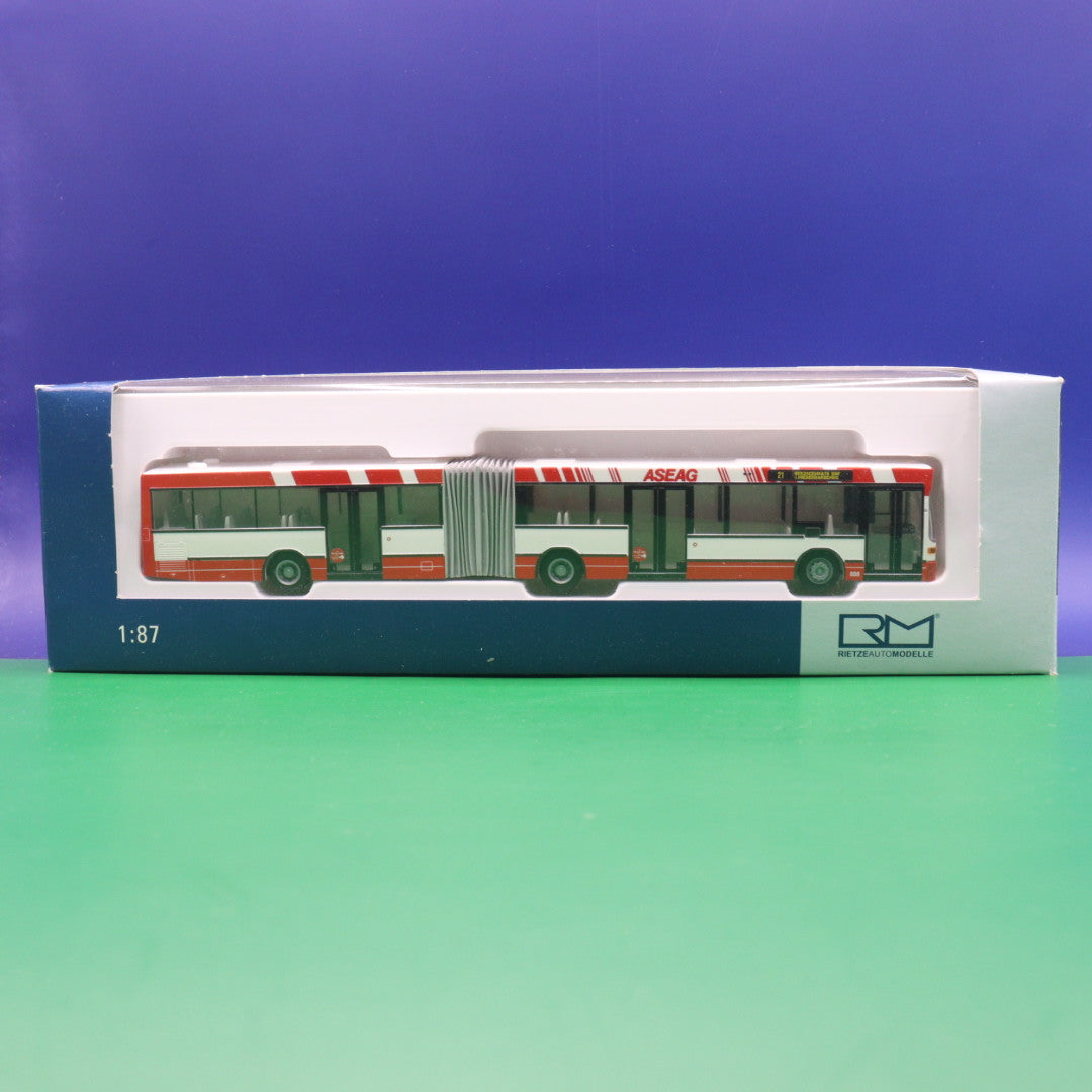 Mercedes Benz O405 G - ASEAG Aachen - Linie 21 Herzogenrath Bhf ü. Niederbardenbg - Modellbus Rietze