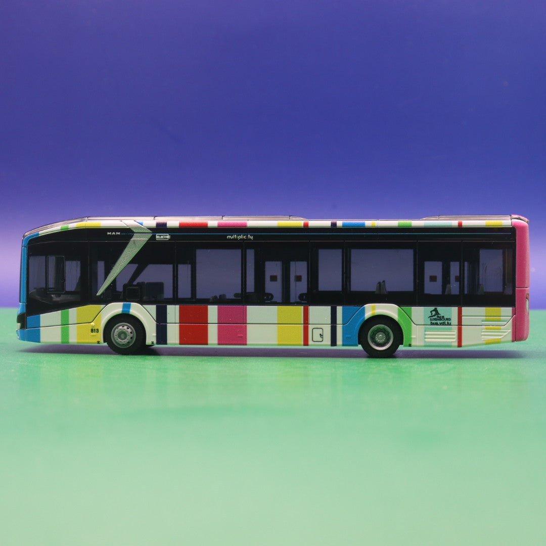 MAN Lions City 12E - Multiplicity - Ville de Luxembourg - Modellbus Rietze 76351