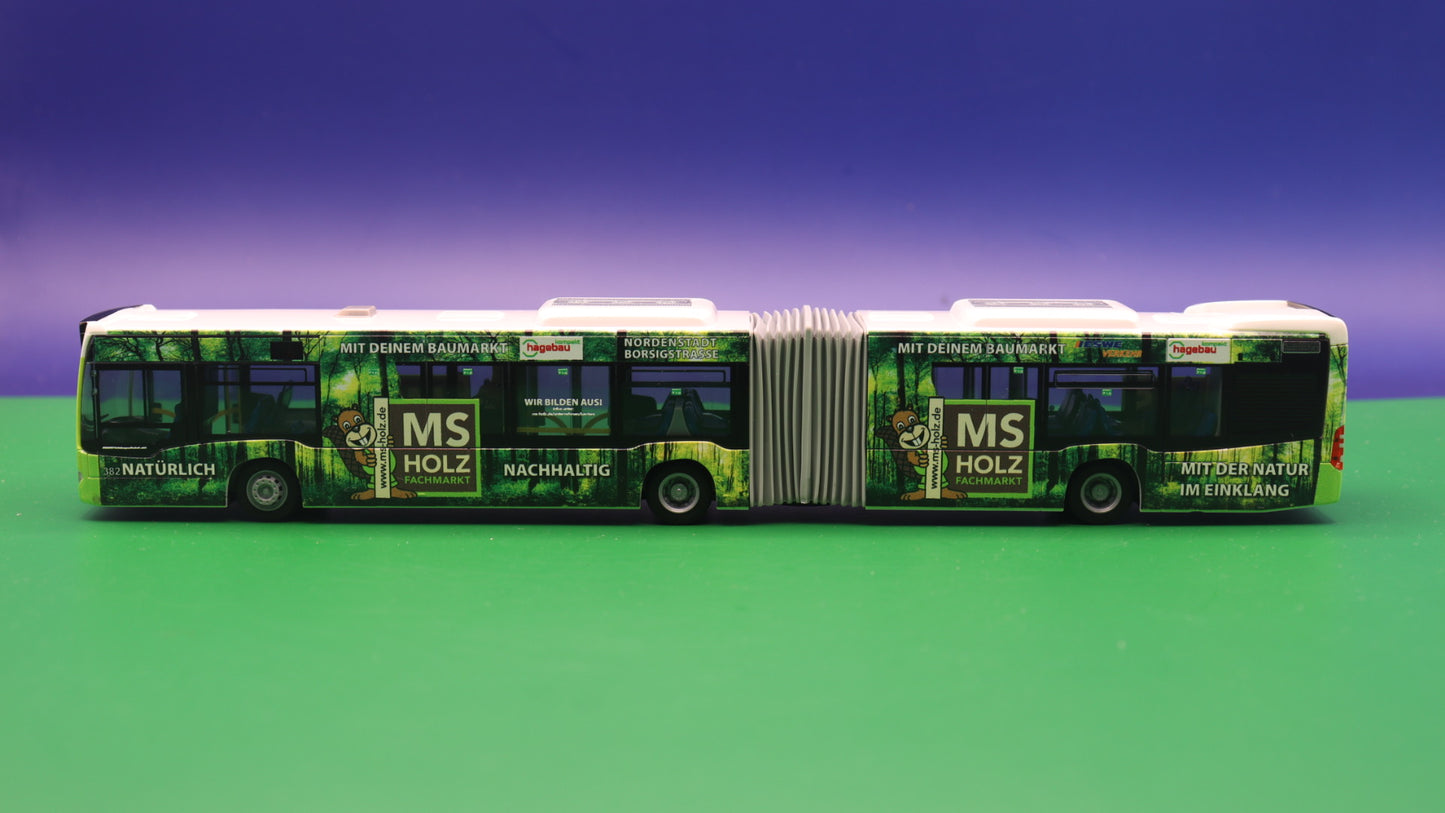 Mercedes Benz Citaro C2 G - ESWE - MS Holzfachmarkt Wiesbaden - Modellbus Rietze 73584