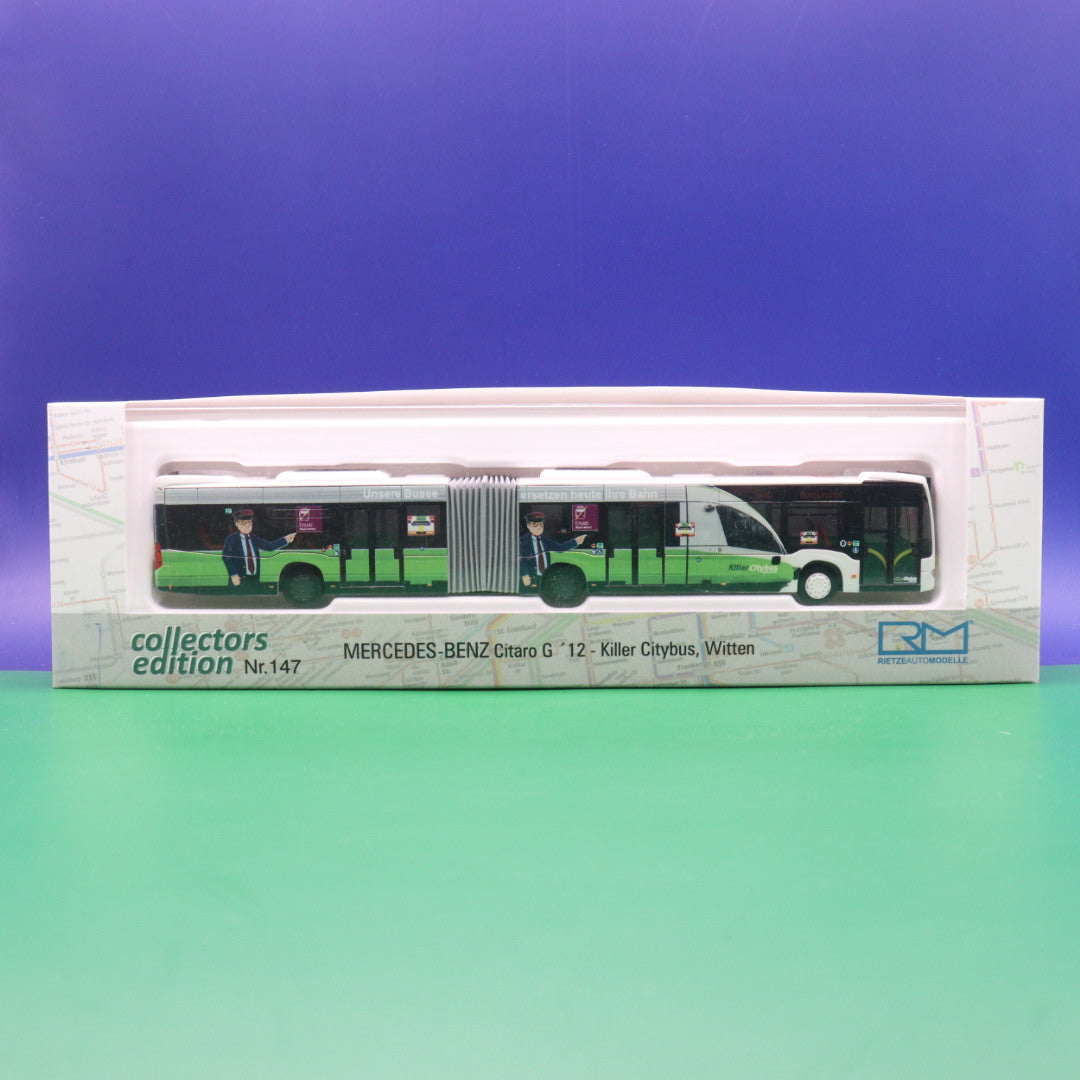 Mercedes Benz Citaro C2 G - Killer Citybus Witten SEV - Schienenersatzverkehr - Modellbus Rietze 69310