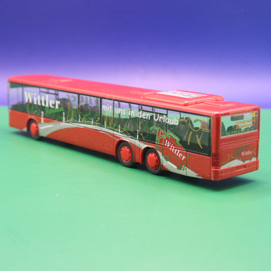 Setra S 319 NF - Wittler mit uns in den Urlaub - Gebraucht ohne Spiegel - Modellbus Rietze