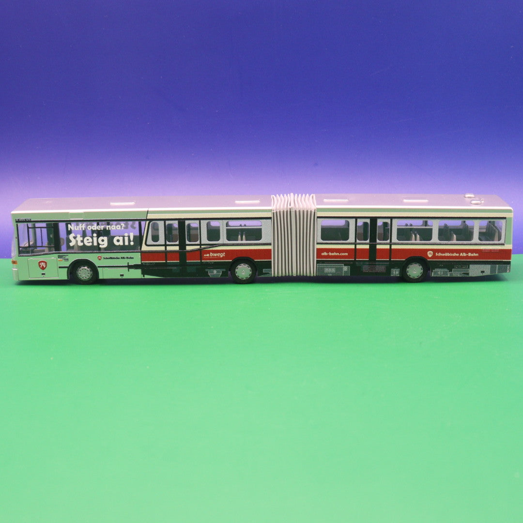 Mercedes Benz O405 G - SAB Reutlingen - Schwäbisch Alb Bahn - SAB Schienenersatzverkehr Münsingen Bahnhof - Modellbus Rietze