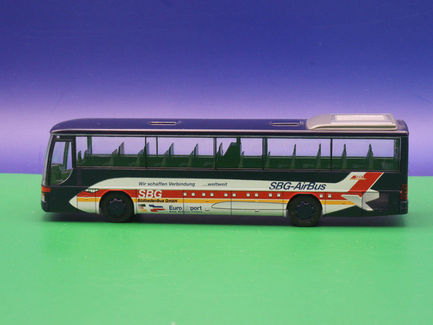 Setra S 315 GT - SBG Südbadenbus GmbH - EuroAirport Basel Freiburg - SBG AirBus - Modellbus Rietze 61406 Reisebus