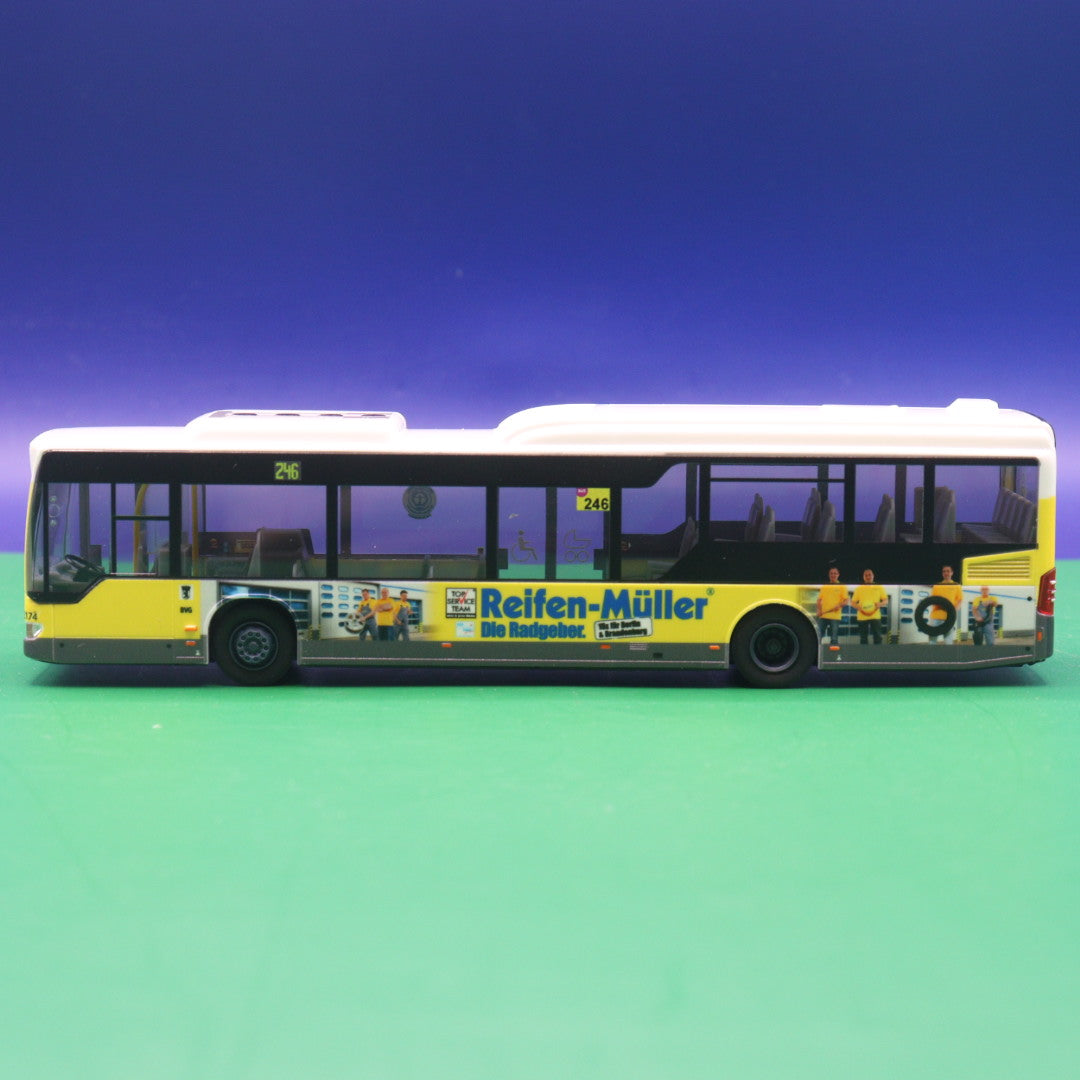 Mercedes Benz O530 Citaro LE - BVG Berlin - Reifen Müller - Linie 246 Neukölln Forsthausallee - Modellbus Viessmann