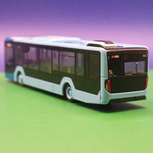 MAN New Lions City 12 - Delbus Delmenhorst - Linie 207 Schwalbenflucht - Modellbus Rietze 75320 (OVP BESCHÄDIGT)