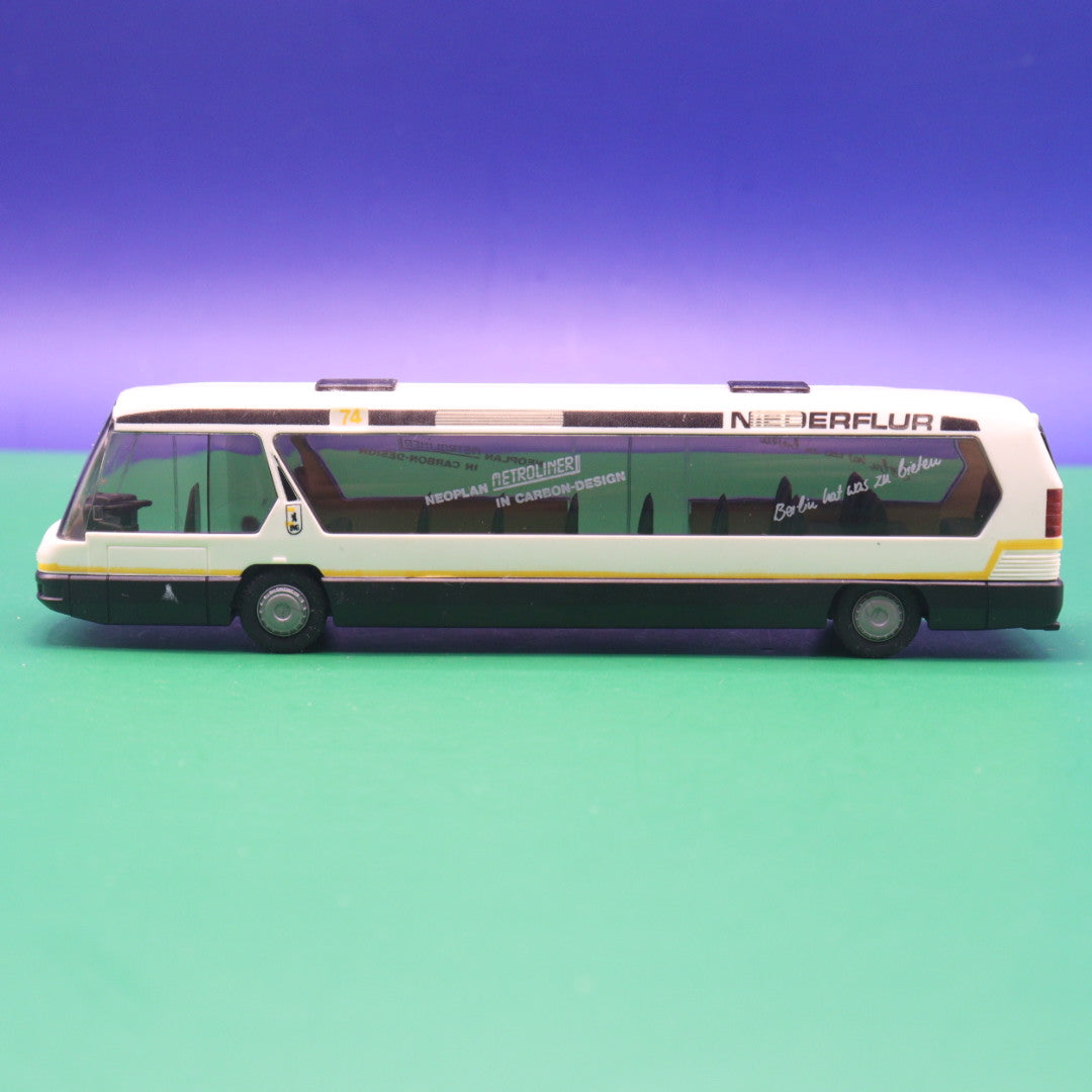 Neoplan Metroliner - BVG Berlin - Carbon Design - (Gebraucht, Ohne OVP) Modellbus Rietze