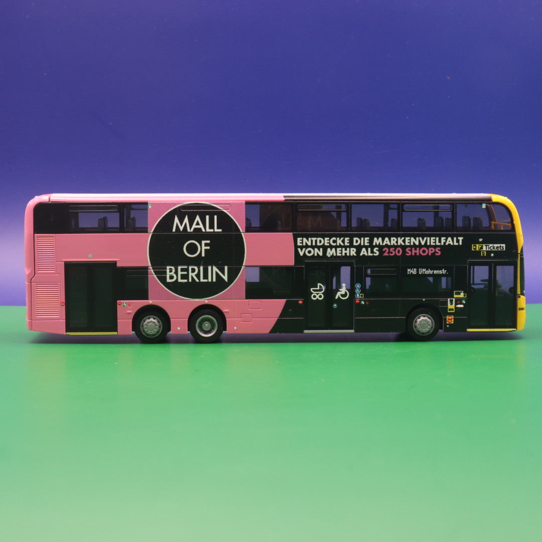 Alexander Dennis Enviro BVG Mall of Berlin Berliner Verkehrsgesellschaft Modellbus Rietze 78014 Gebraucht