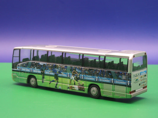 Mercedes Benz O 404 RHD - Fußball Waldhof Mannheim 1995/1996 - Modellbus Rietze Reisebus