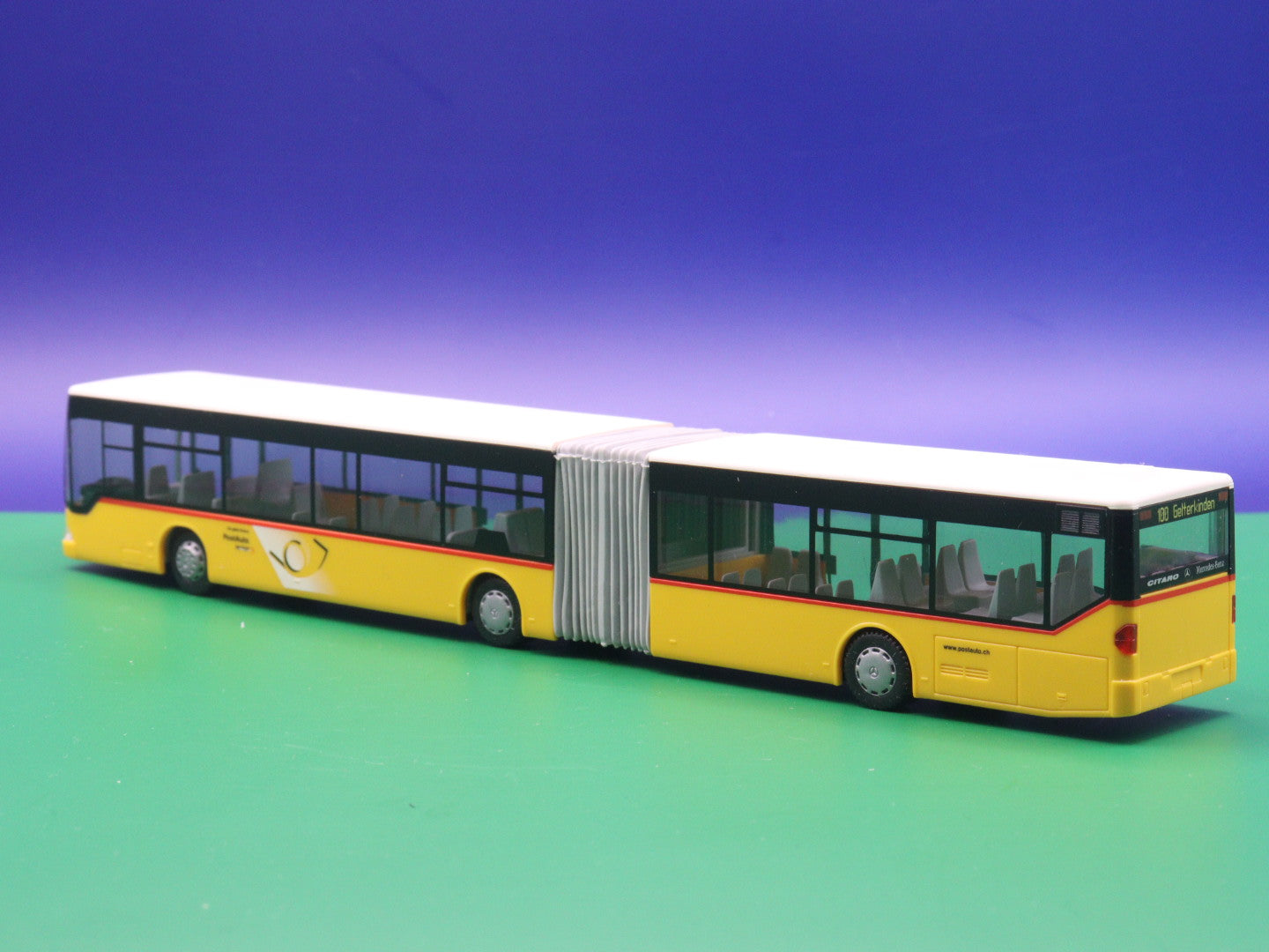 Mercedes Benz O530 Citaro G - Die Post Postbus Linie 100 - Modellbus Rietze 67035