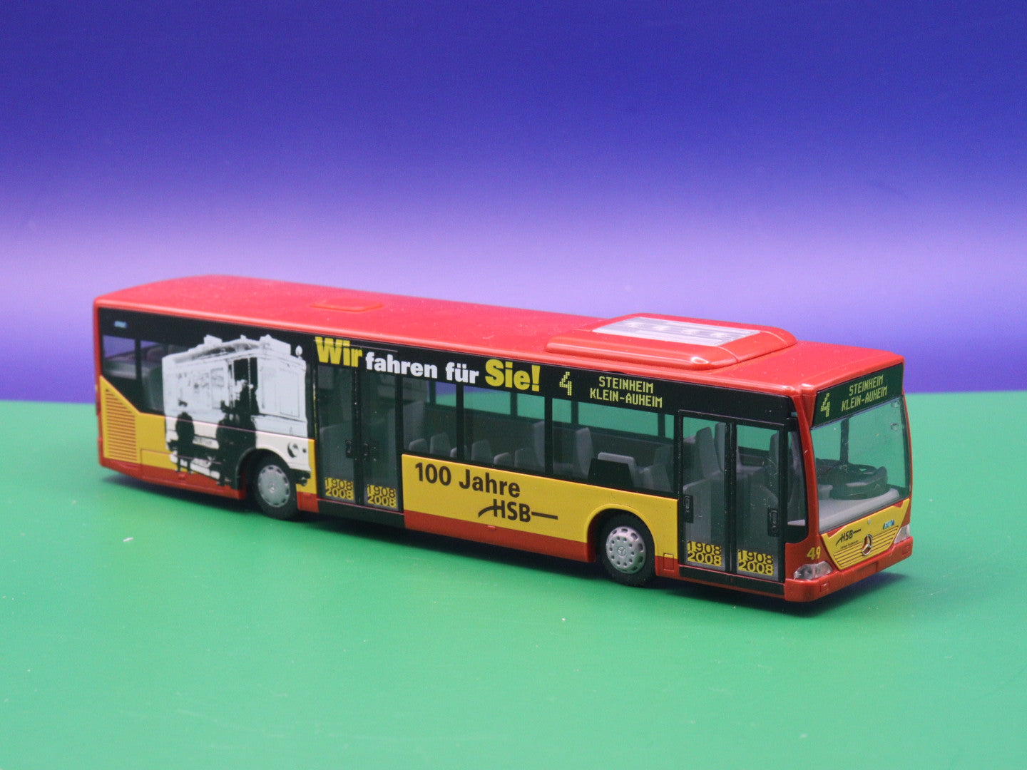 Mercedes Benz O530 Citaro - 100 Jahre HSB - Hanauer Straßenbahn (Hessen) - Modellbus Rietze 66938