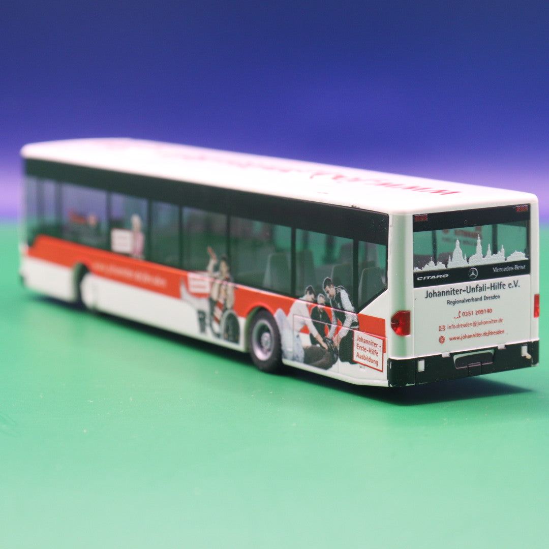 Mercedes Benz O530 Citaro Johanniter Dresden - Modellbus Rietze (Ohne OVP / Zurüstteile)
