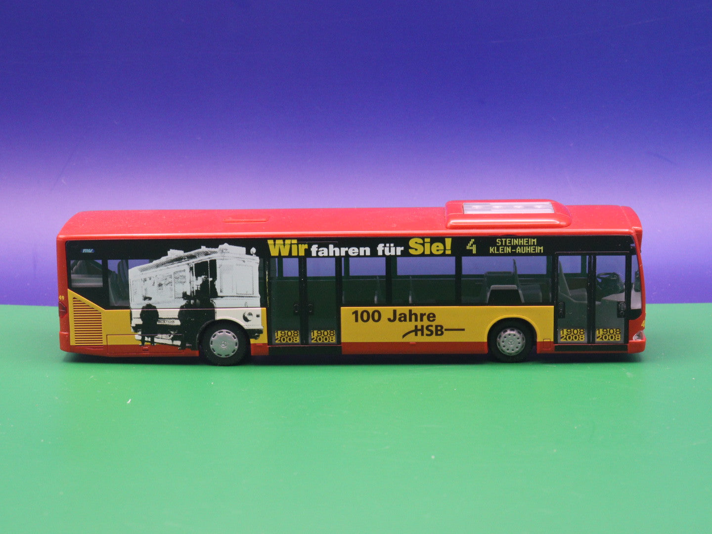 Mercedes Benz O530 Citaro - 100 Jahre HSB - Hanauer Straßenbahn (Hessen) - Modellbus Rietze 66938