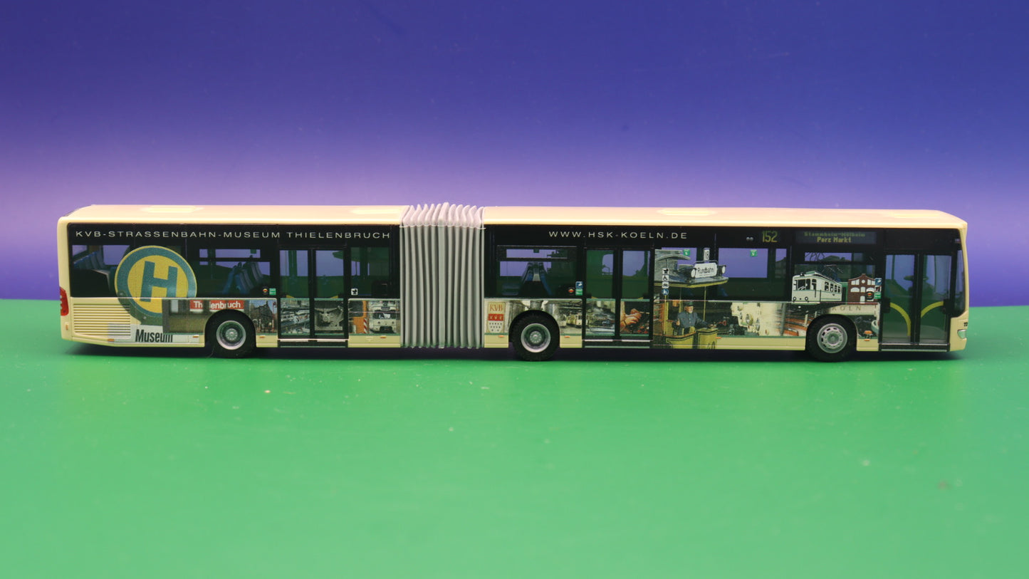 Mercedes Benz Citaro C2 G - KVB Köln - KVB Straßenbahn Museum Thielenbruch - Modellbus Rietze
