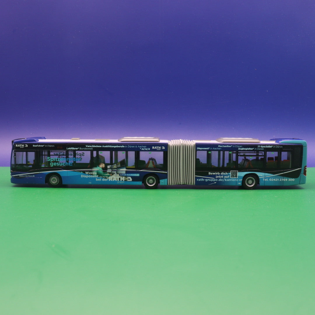 Citaro C2 G, 12 VIAS Rath Gruppe, Spitzenreiter gesucht Schienenersatzverkehr Modellbus Rietze 69308