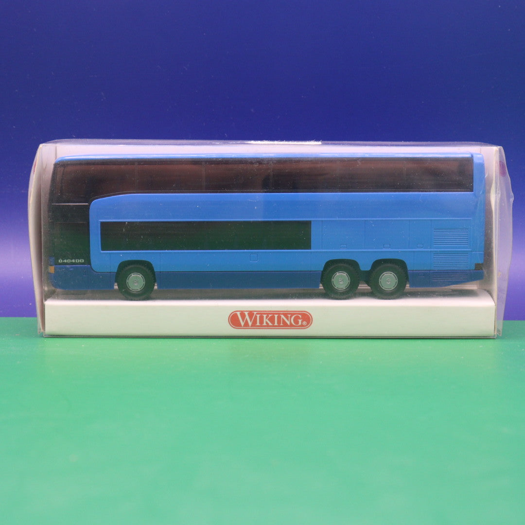 Mercedes Benz O404 DD - Blau - Modellbus Wiking