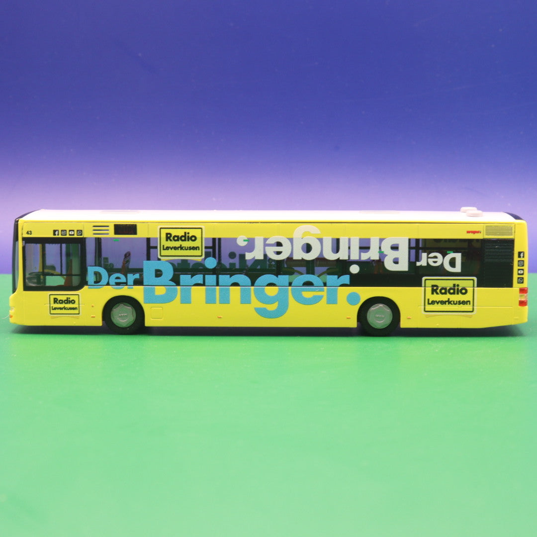 MAN Lions City 12 - Radio Leverkusen - Wupsi Leverkusen - Modellbus Rietze 73929