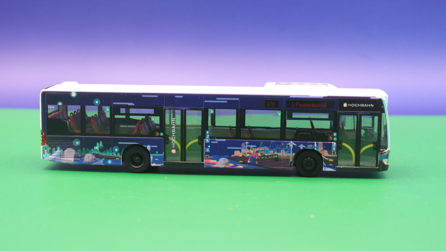 HHA Citaro Facelift Hamburg Hochbahn Sondermodell Paintbus 2022 (S Poppenbüttel) Modellbus Rietze 69921-1