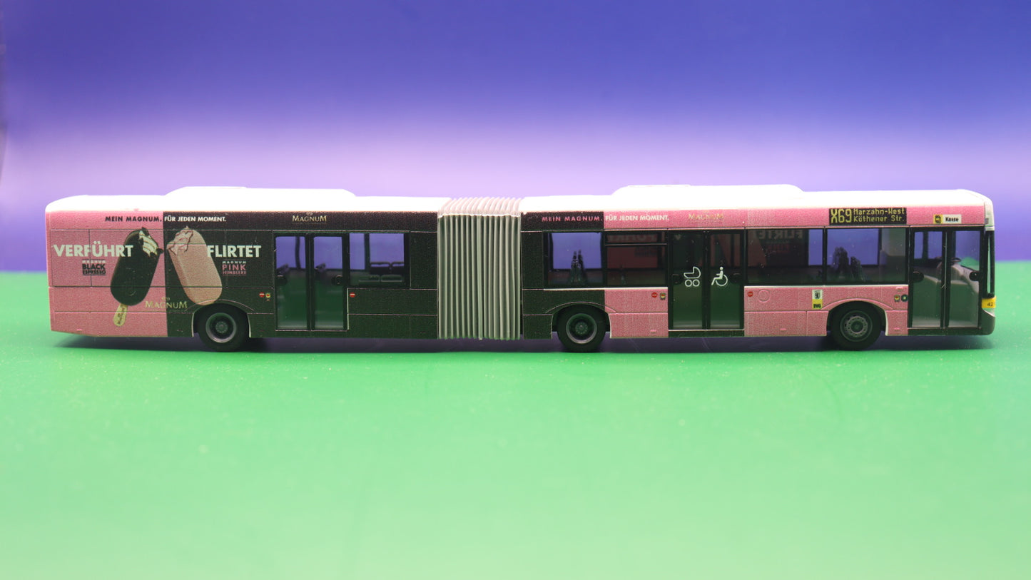 Mercedes Benz Citaro C2 G - BVG Berlin - Magnum Eis - Modellbus Rietze 66861 (Erscheinungsjahr: 05/2016)