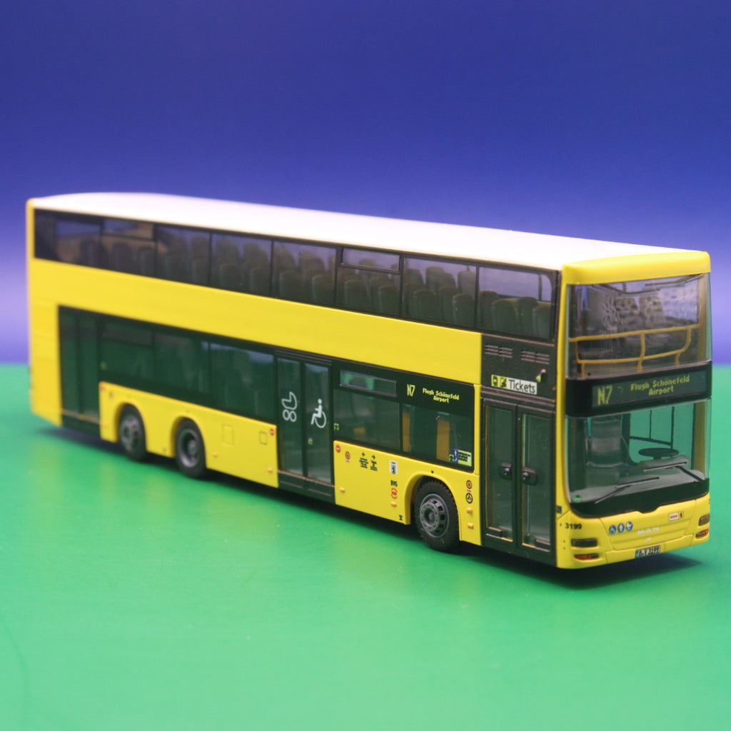MAN Lions City DL 07 - BVG Berlin - Linie N7 Flughafen Schönefeld Airport - Modellbus Rietze