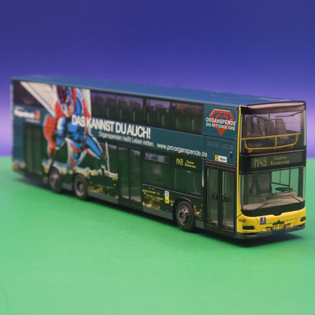 MAN Lions City DL 07 - BVG Berlin - Organspende - Linie M49 Staaken Reimerweg - Modellbus Rietze 67723