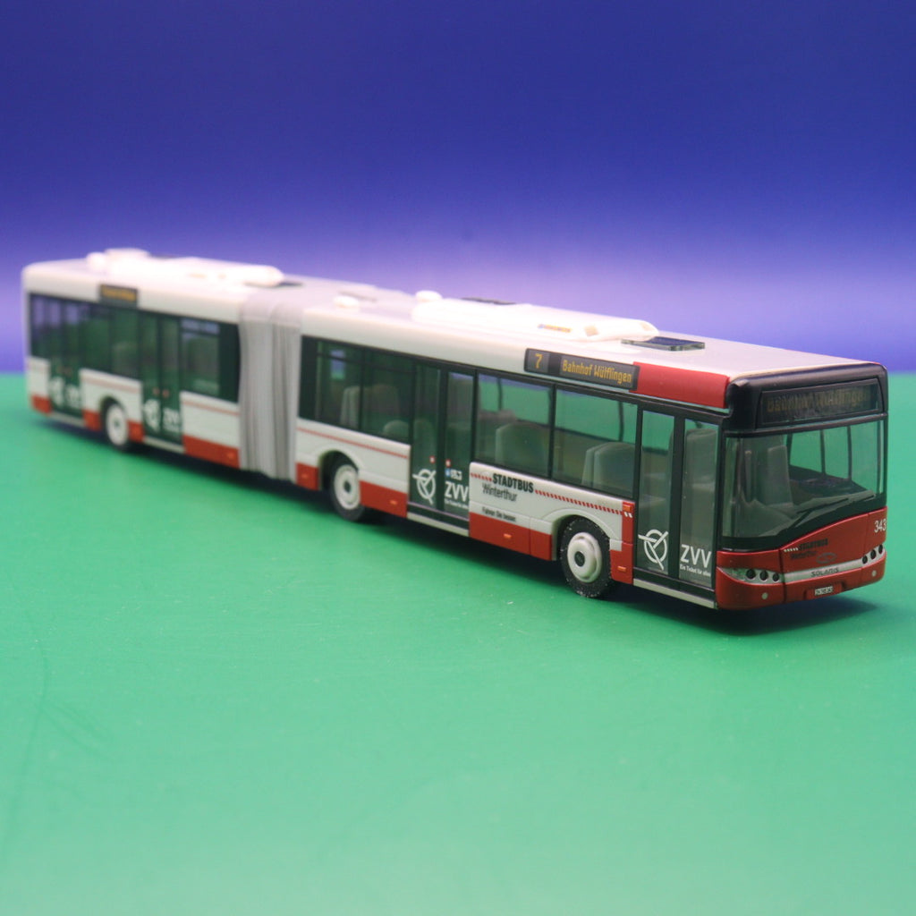 Solaris Urbino 18 - ZVV Stadtbus Winterthur - Linie 7 Bahnhof Wülffingen - Modellbus VK Modelle