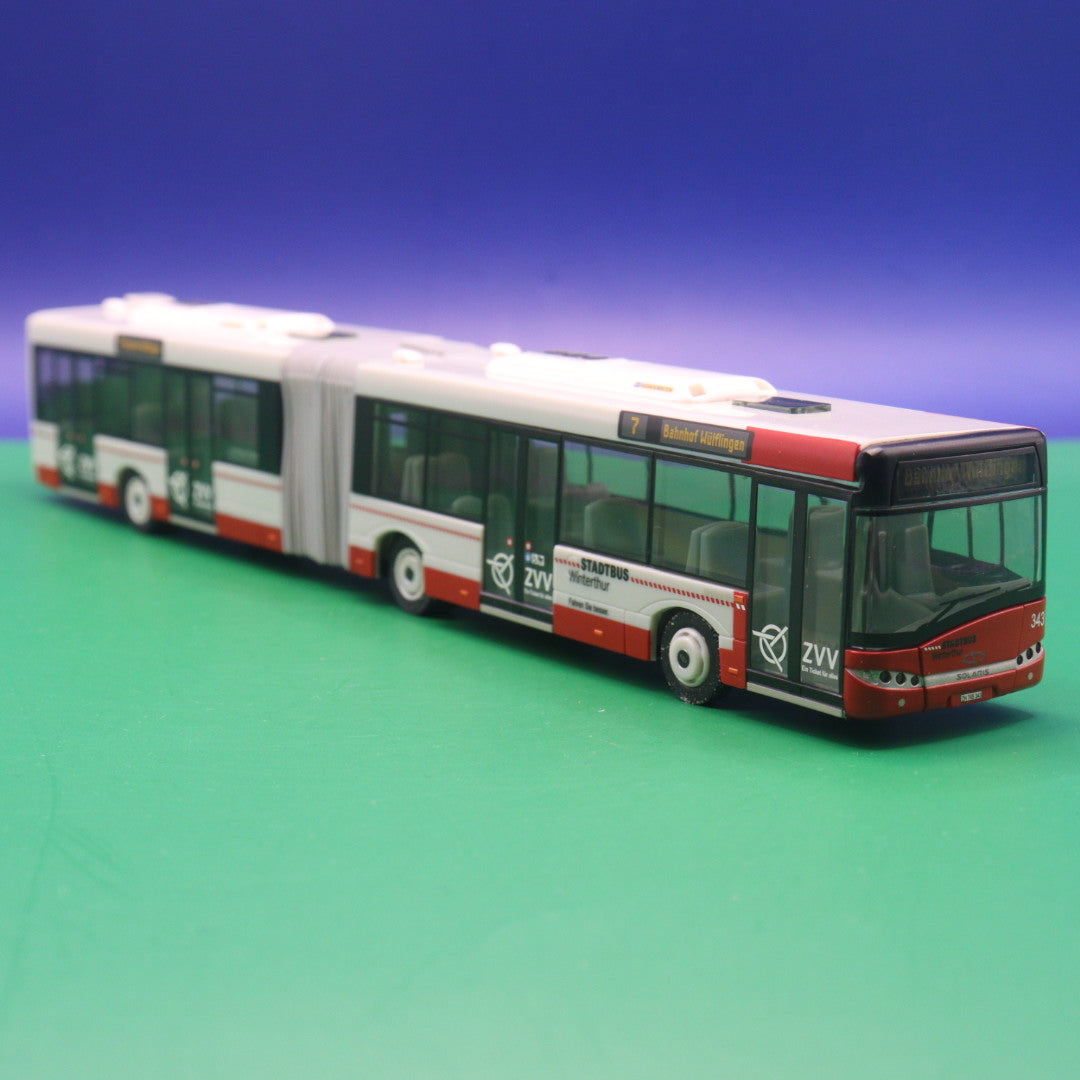 Solaris Urbino 18 - ZVV Stadtbus Winterthur - Linie 7 Bahnhof Wülffingen - Modellbus VK Modelle