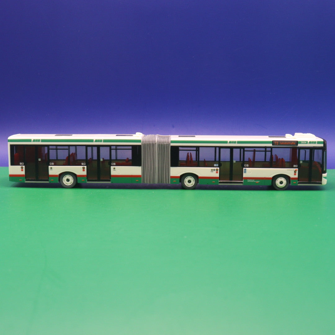 Solaris Urbino 18 - Magdeburger Verkehrsbetriebe - Linie 73 Jakobstraße - Modellbus VK Modelle