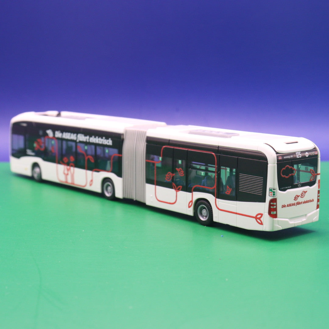 Mercedes Benz eCitaro G - ASEAG Aachen fährt elektrisch - Linie 125 Schnellbus Stolberg Mühl Bf - Modellbus Rietze 77600