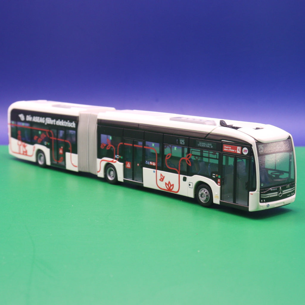 Mercedes Benz eCitaro G - ASEAG Aachen fährt elektrisch - Linie 125 Schnellbus Stolberg Mühl Bf - Modellbus Rietze 77600