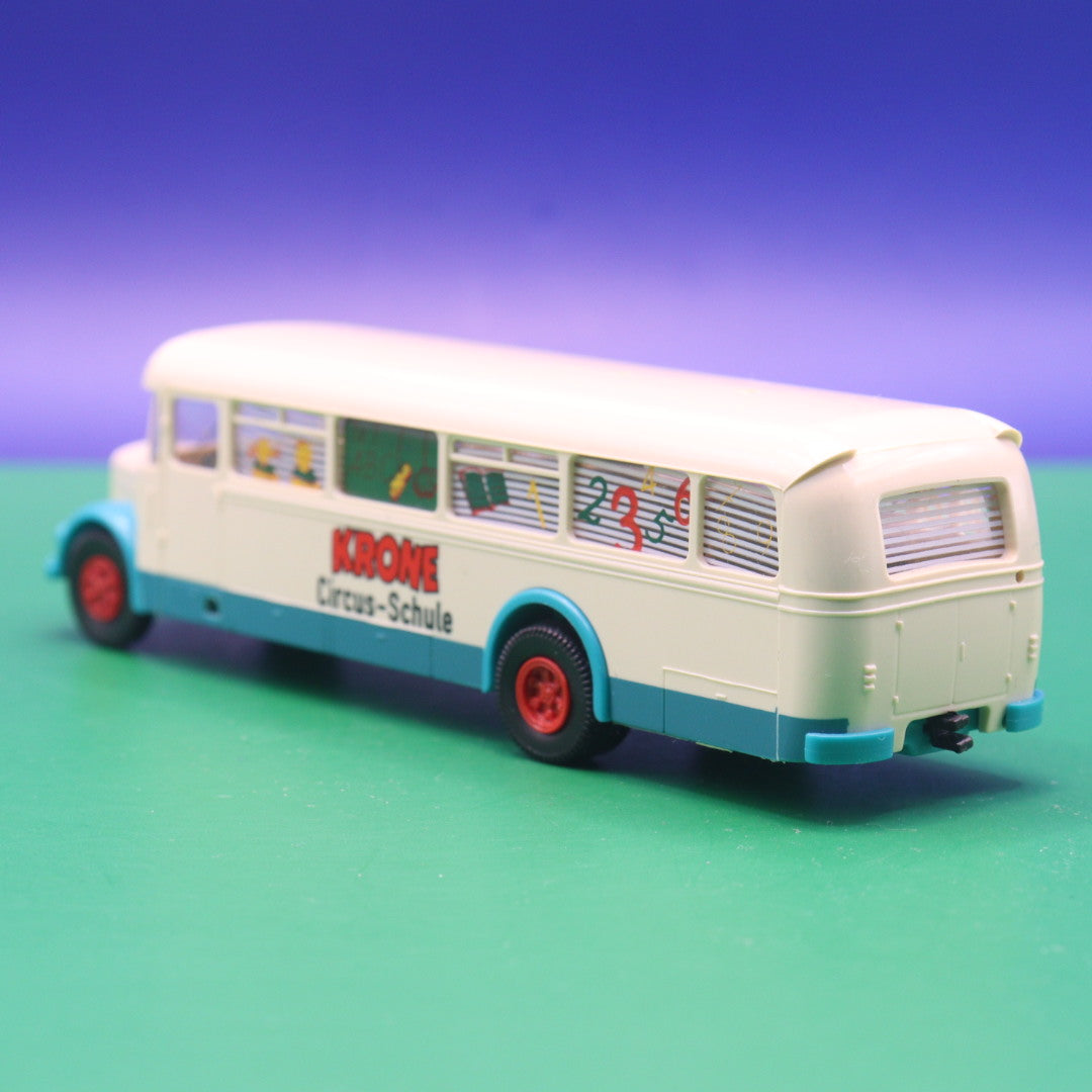 MAN MKN 630 - Krone Circus Schule - Gebraucht, Ohne OVP - Modellbus Brekina