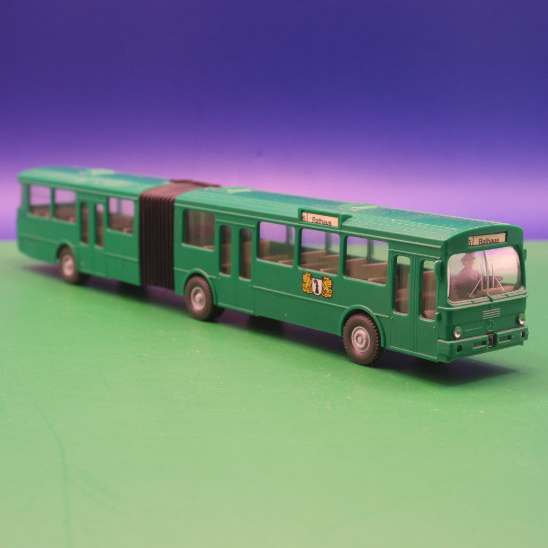 Mercedes Benz O 305 G - Grün - Gebraucht, Ohne OVP - Modellbus Wiking