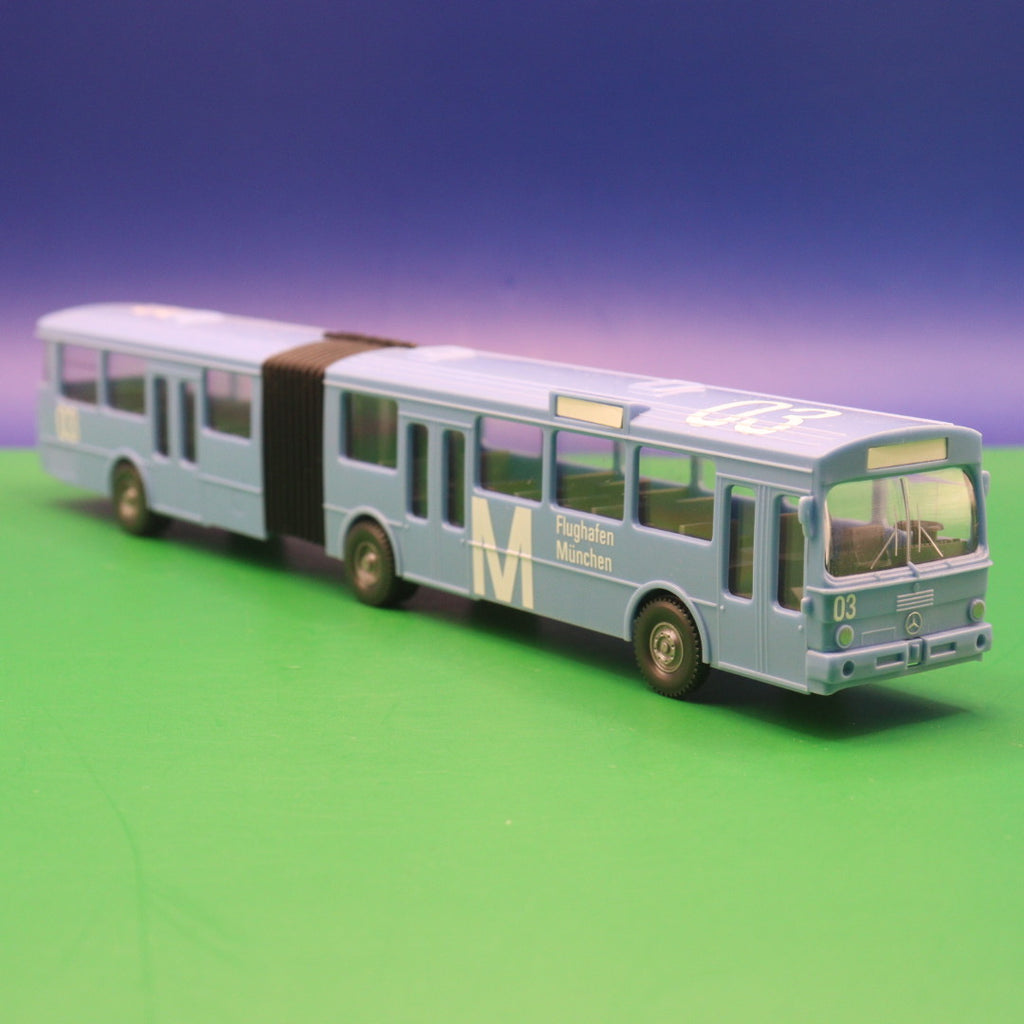 Mercedes Benz O 305 G - Flughafen München - Gebraucht, Ohne OVP - Modellbus Wiking