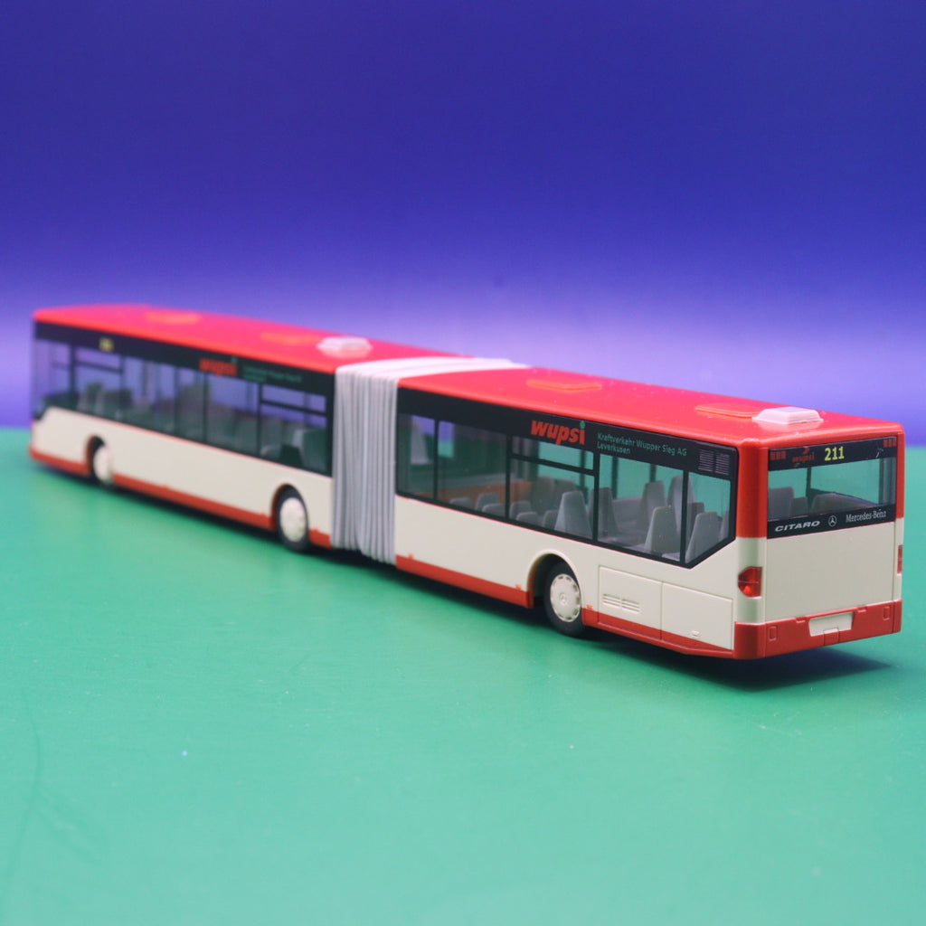 Mercedes Benz O530 Citaro G - Wupsi Leverkusen - Linie 211 Alt Steinnbüchel - Modellbus Rietze