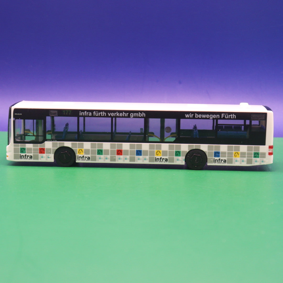 MAN Lions City - Infra Fürth - Linie 177 Rudolf Schiestl Str - Modellbus Rietze 66217