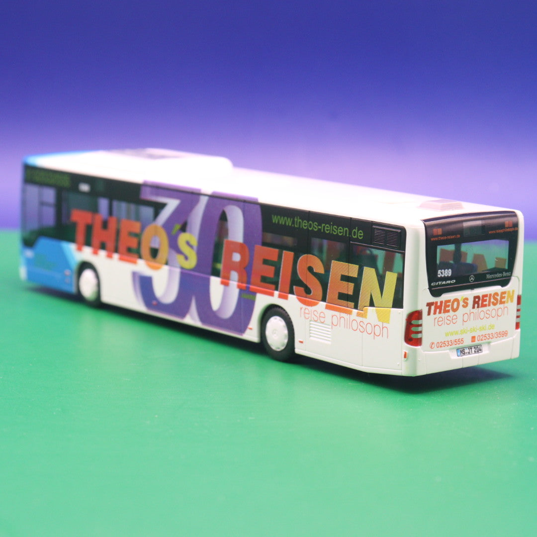 Mercedes Benz O530 Citaro Facelift - Theos Reisen - Linie 14 Zoo ü Prinzipalm Zentralfriedhof - Modellbus Rietze 66514