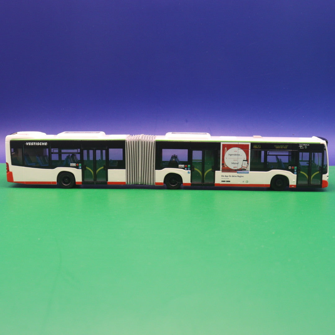Mercedes Benz Citaro C2 G - Vestische Herten - Linie SB20 Recklinghausen Hbf ü RE Süd - Modellbus Rietze 73612
