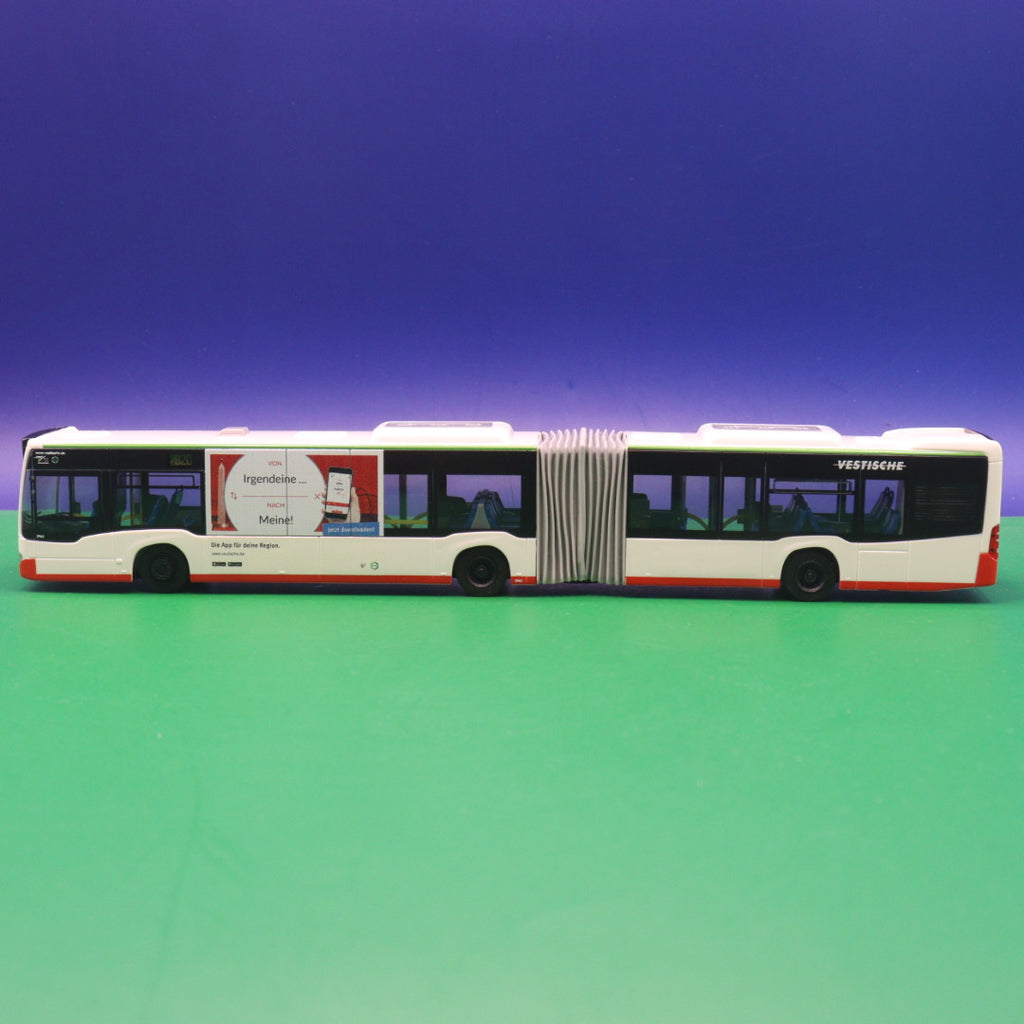 Mercedes Benz Citaro C2 G - Vestische Herten - Linie SB20 Recklinghausen Hbf ü RE Süd - Modellbus Rietze 73612