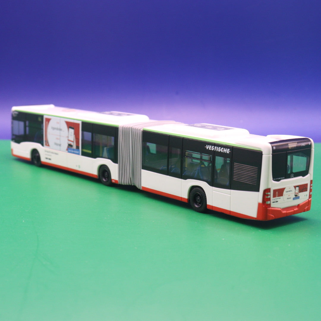 Mercedes Benz Citaro C2 G - Vestische Herten - Linie SB20 Recklinghausen Hbf ü RE Süd - Modellbus Rietze 73612