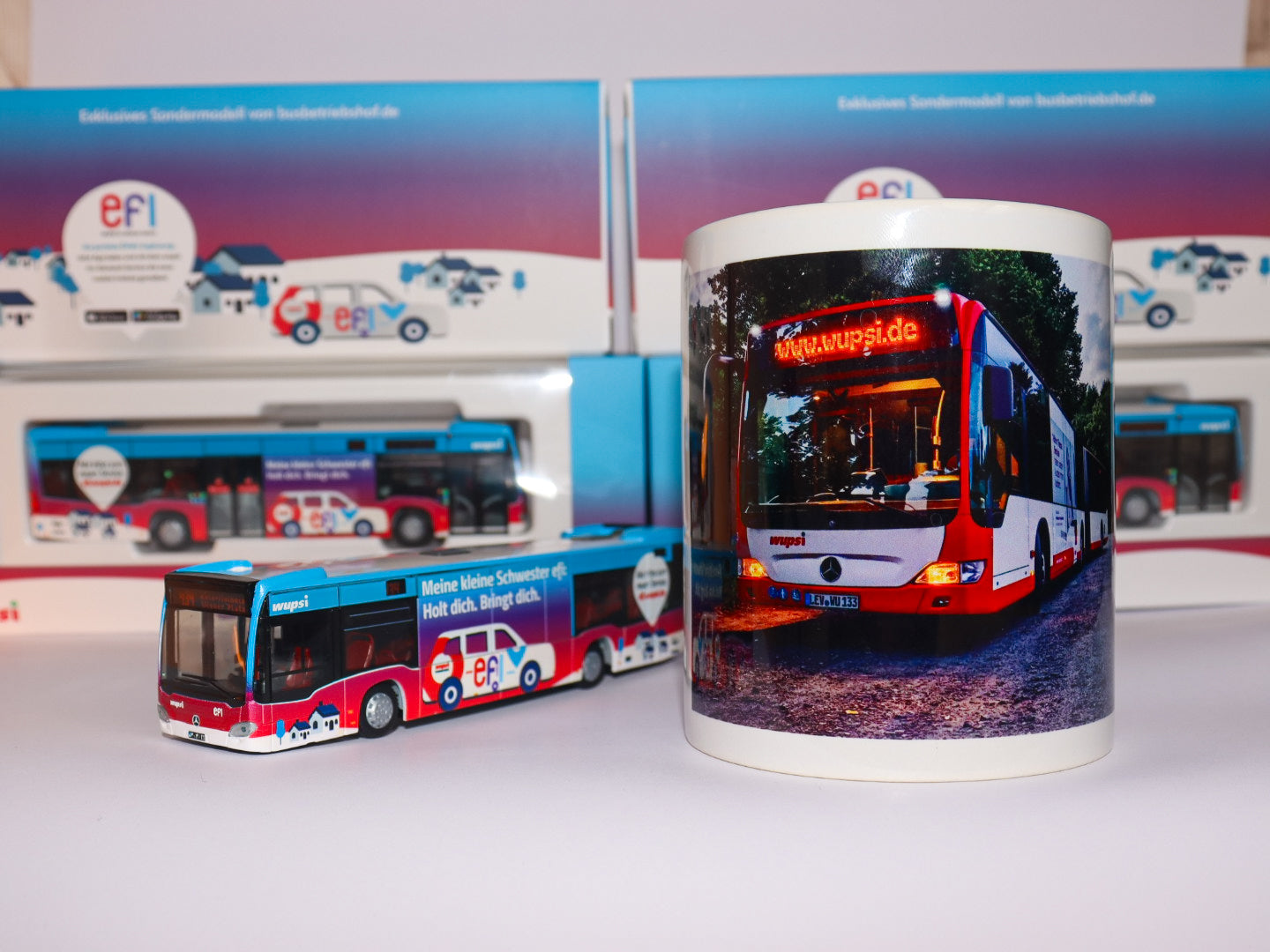 Wupsi Leverkusen Kombi Sonderangebot Citaro C2 efi Modellbus + Citaro Facelift Tasse